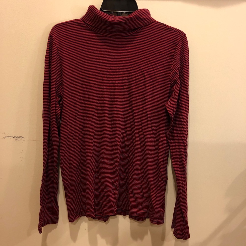 JCrew Striped Turtleneck